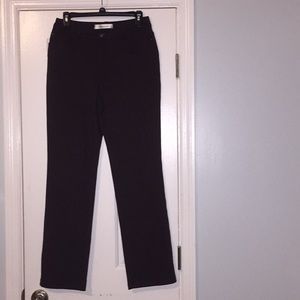 Croft&Barrow brown stretch slacks